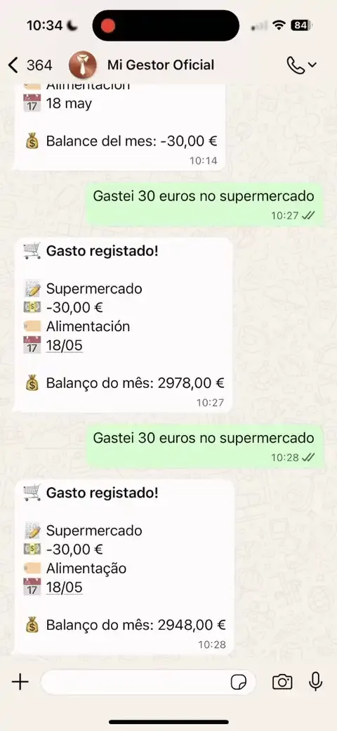 Regista gastos e rendimentos